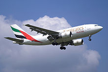 A former Emirates SkyCargo Airbus A310-300F