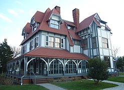 Emlen Physick Estate en distrito histórico de Cape May, New Jersey, de Frank Furness