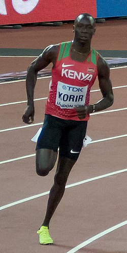 Emmanuel Korir vuonna 2017.