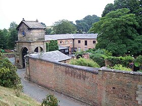 Maer Hall Gatehouse Entrance to Maer Hall - geograph.org.uk - 208537.jpg