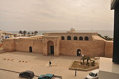 Entrada de la Gran mezquita de Mahdiya, Túnez