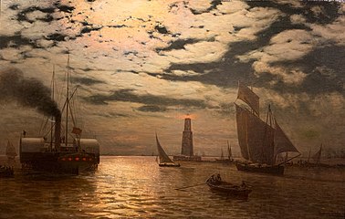 Eschke Hermann - Im Hafen von Livorno - 1879.jpg