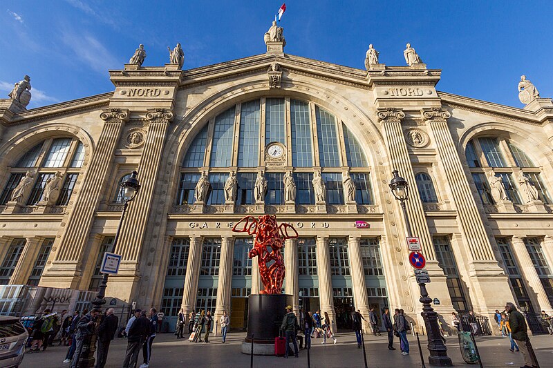 File:Facade of Gare de Paris-Nord, Paris 10 April 2017.jpg