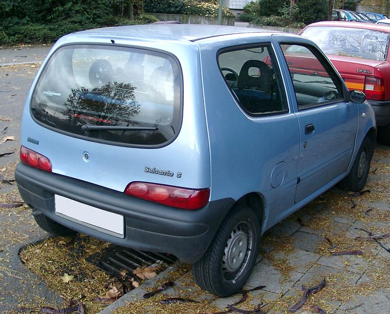 File:Fiat Seicento rear 20071109.jpg - Wikimedia Commons