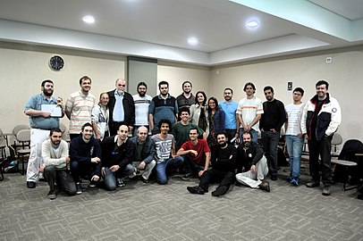 Encontro de wikipedistas em São Paulo, em agosto de 2014.