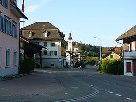 Fischinge mit Chloschter im Hintergrund