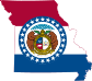 Flag-map of Missouri.svg