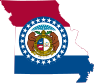 Flag-map of Missouri.svg