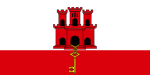 Bandera de Selecció de futbol de Gibraltar