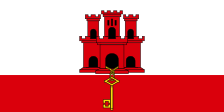 The Flag of Gibraltar