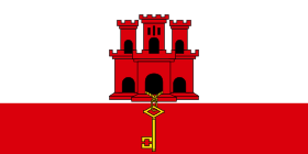 Flag of Gibraltar Bandera de Gibraltar