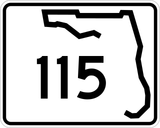 <span class="mw-page-title-main">Florida State Road 115</span> State highway in Florida, United States