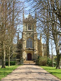 Former Catholic Apostolic Church, Albury Park, Surrey Former Catholic Apostolic Church, Albury Park, Albury (March 2014) (3).JPG