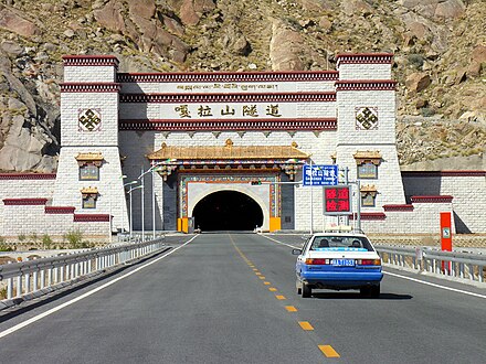 Galashan Tunnel of Lhasa Airport Expressway