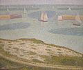 Vjezd do přístavu Port-en-Bessin, 54,9 x 65,1 cm, New York, The Museum of Modern Art, Lillie P. Bliss Collection