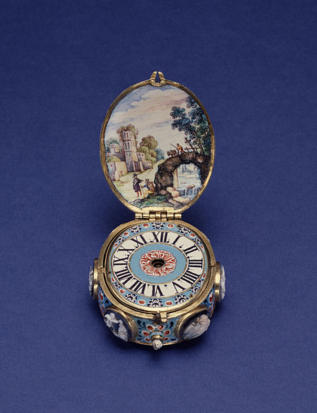 File:German - Enameled Watch with Cameos - Walters 58120 - Open.jpg