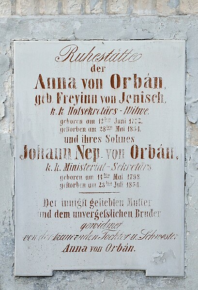 File:Grave of Anna von Orbán, Hietzinger Friedhof 02.jpg