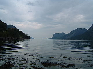 <span class="mw-page-title-main">Høgsfjorden</span> Fjord in Rogaland, Norway