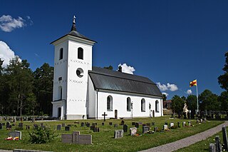 Harg Church church building in Östhammar Municipality, Sweden