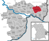 Lage der Gemeinde Hauzenberg im Landkreis Passau