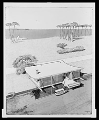 Paul Rudolph's Concept Drawing for Cocoon House
(Library of Congress) Healy Guest House (Cocoon House) - Conceptual Drawing - Paul Rudolph 1949.jpg