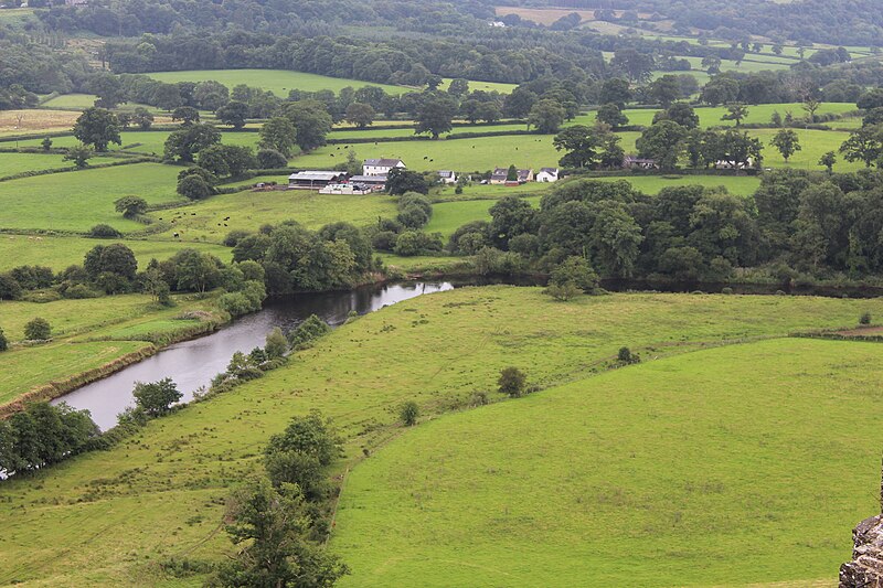 File:Hendy & River Towy from Dinefwr Castle - geograph.org.uk - 5061374.jpg