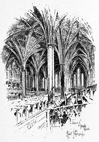 File:Herbert Railton - Interior of Temple Church 2 (modified).jpg