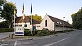 * Nomination Hoeve en brouwerij De Kam; forwer brewery and farm "De Kam", now a community center in Wezembeek-Oppem, Belgium. Photo taken during golden hour. --Trougnouf 12:31, 11 September 2021 (UTC) * Promotion IMO too much image noise. --F. Riedelio 09:51, 14 September 2021 (UTC) stronger denoising  Done --Trougnouf 10:31, 17 September 2021 (UTC)  Support Good quality now. --F. Riedelio 06:55, 18 September 2021 (UTC)