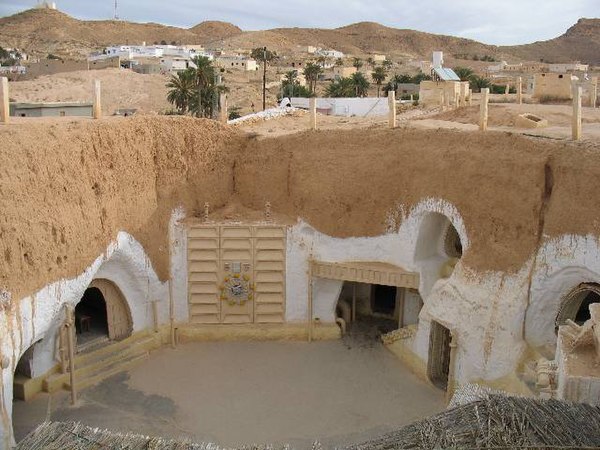 Hotel Sidi Driss, the underground building used as Luke's Tatooine home