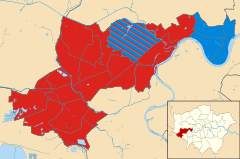 Hounslow 2014 results map