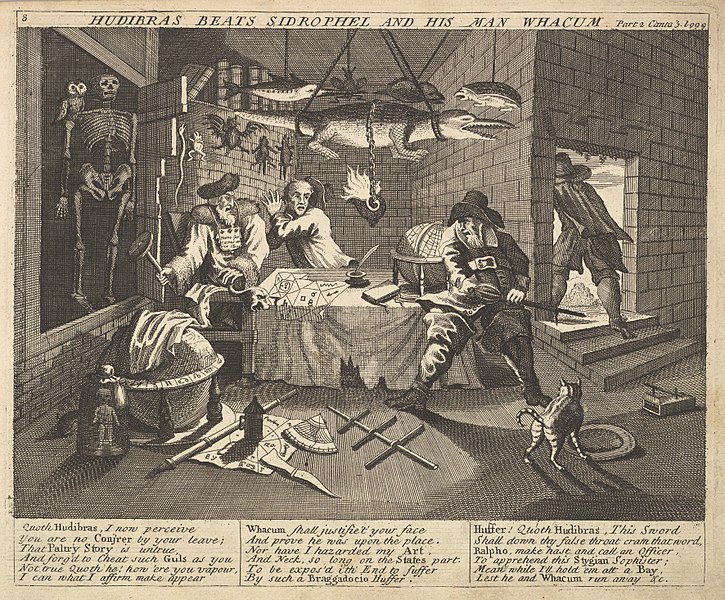 File:Hudibras Beats Sidrophel and His Man Wacum (Plate 8- Illustrations to Samuel Butler's Hudibras) MET DP825450.jpg