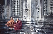 Mönche in Angkor Wat