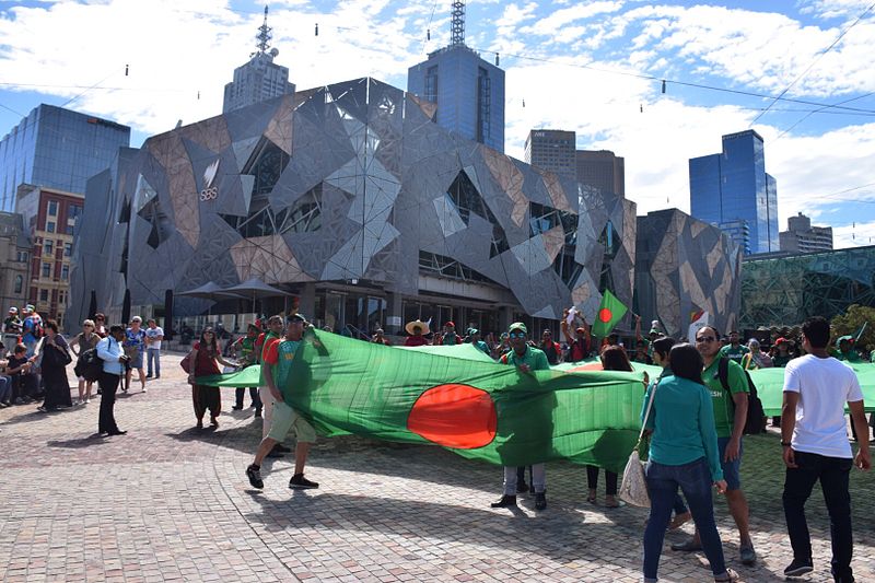 File:India v Bangladesh CWC15 quarter final at the MCG (16858798841).jpg