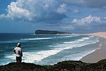 Thumbnail for File:Indian Head from Middle Rocks Fraser Island Queensland August 1986 IMG 0019.jpg