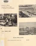 Thumbnail for File:Influence of grazing management systems on vegetation and wildlife habitat - (grazing systems research) - annual report of progress, July 1968 - July 1969 (IA influenceofgrazigibb).pdf