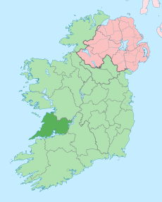 Island of Ireland location map Clare.svg