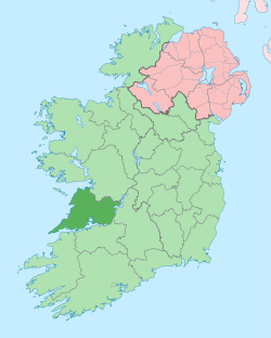 Location of County Clare