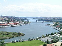 Blick auf das Goldene Horn vom Pierre Loti Cafe