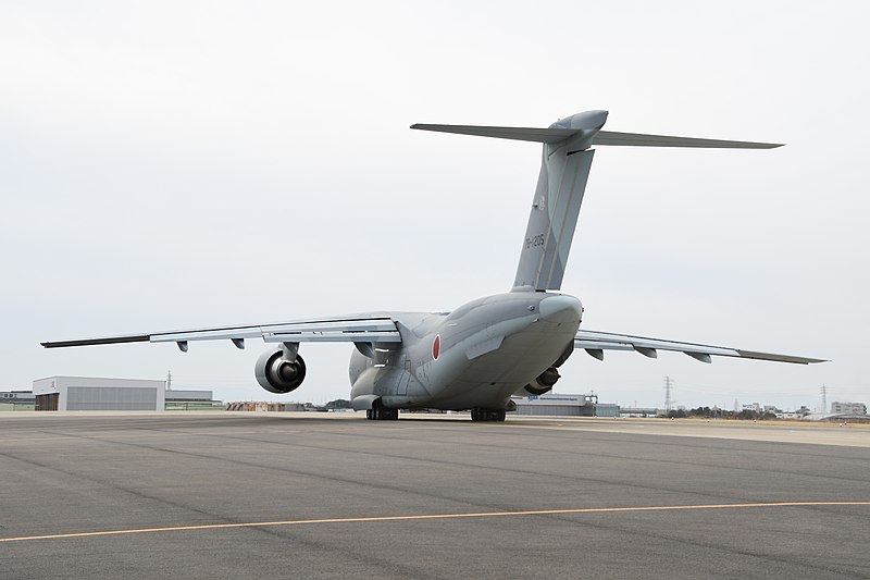 File:JASDF C-2(78-1205) taxiing at Komaki Air Base March 3, 2018 03.jpg