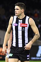 Jack Crisp has the most consecutive games of any active AFL player Jack Crisp 2018.1.jpg