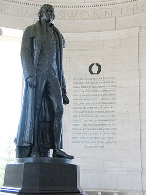 Thomas Jefferson: Primeros años y educación, Declaración de Independencia, Carrera política desde 1774 hasta 1800
