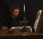 Boy Reading at Artificial Light, 1763/1764