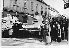 Radpanzer Sd.Kfz. 234/2 vermutlich in Bruck an der Leitha