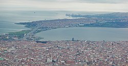 Vista aérea de Küçükçekmece