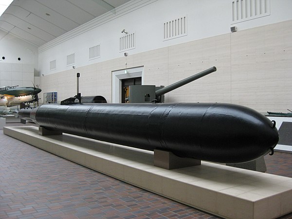 Kaiten Type 1 suicide submarine used during World War II