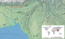 Kaloula assamensis mapa-fr.svg