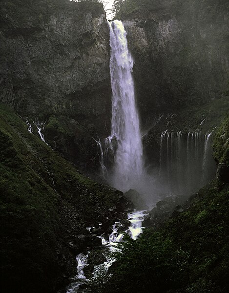 The Kegon Falls in Nikkō