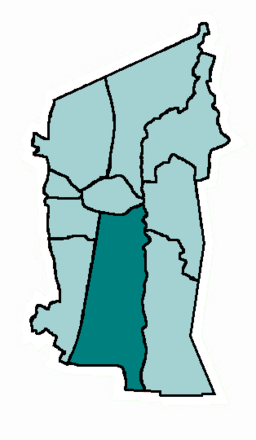 Kervo stads karta med Ytterkervo