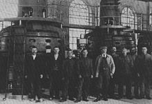 Turbinen des Kiebinger Kraftwerks nach dem Umbau im Jahr 1912