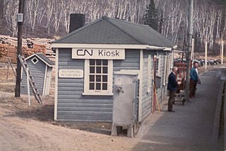 Kiosk, Ontario Place in Ontario, Canada